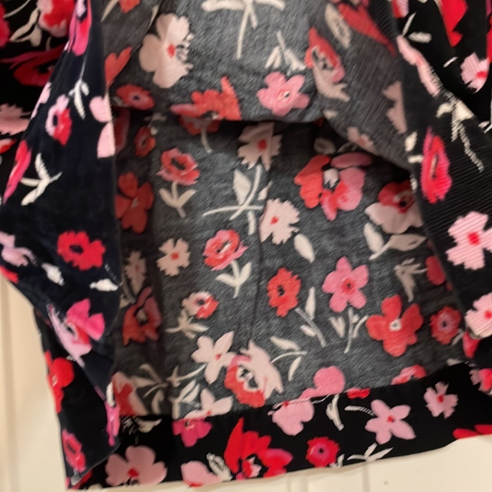 Gap Baby(3yrs) Black and Pink Poppy Corduroy Short Sleeve Dress - Size 3T - Picture 9 of 12